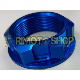 Yamaha YZ 250 94-18 Dado piastra di sterzo blu-DS88.0002B-NRTeam