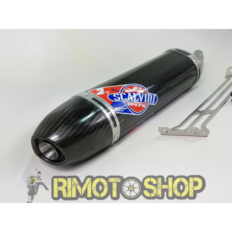 2003 2008 Aprilia MX 125 Scalvini Racing Silenziatore Full Carbon.-002.114314-RiMotoShop