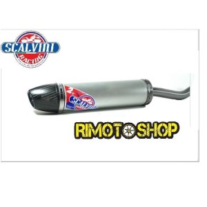 07 15 Aprilia SX 125 RX SILENCER exhaust di exhaust Scalvini Aluminum carbon-002.114122 | RiMotoShop