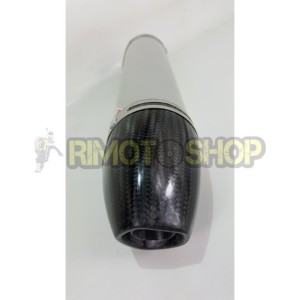 07 2015 Aprilia SX 125 RX silenciador de escape di Escape Scalvini aluminio Carbón