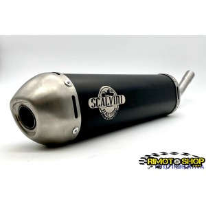 APRILIA RX-SX 125 07-15 SILENCER exhaust ALU/INOX Scalvini-002.114126 | RiMotoShop