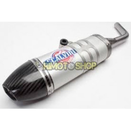 Scalvini Husqvarna 125 TC 16-18 silenciador de escape Alu-Carb-2.014.