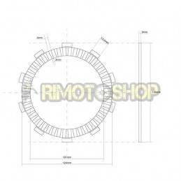 HONDA NS R (MC11) 250 84/86 Kit Dischi frizione