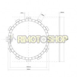 SUZUKI 1000 GSX R 05/06 Kit Dischi frizione Guarniti