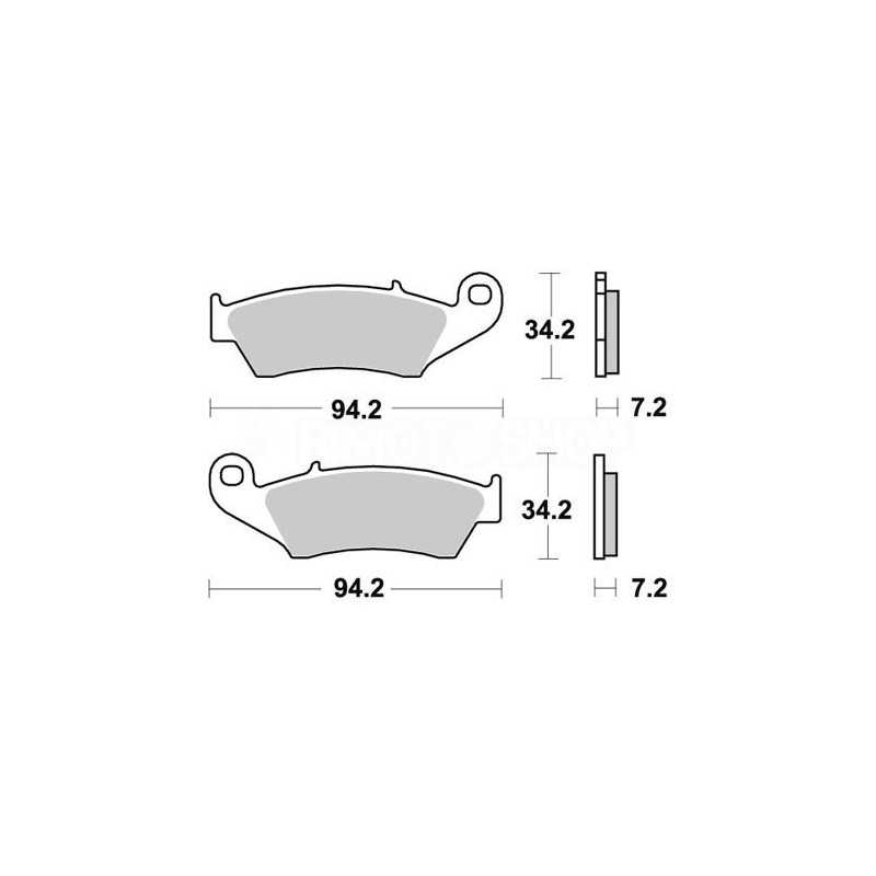 Pastiglie freno WRP Suzuki RMZ 450 05-17 anteriori