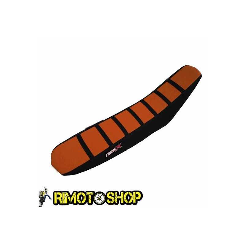 Seat Cover CrossX KTM 350 EXC F 17-18 race Orange-black-M518-3OBB-RiMotoShop