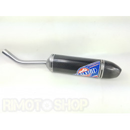 Scalvini Kawasaki KX 125 04-08 silenciador de escape Carb-Carb-002.