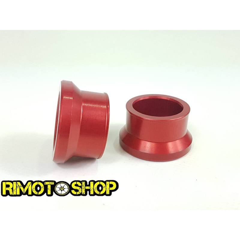 Wheel spacers rear Geco SUZUKI RMZ 250 2005-2017 red-400.016.004-RiMotoShop