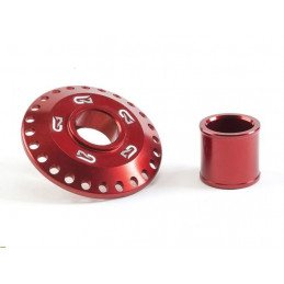 Wheel spacers front Geco honda cr 125 2002-2014 red-100.031.004-RiMotoShop