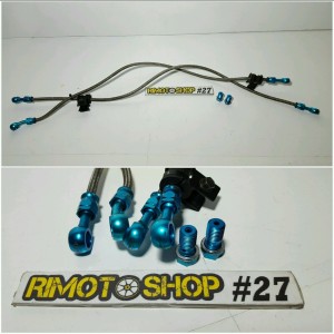 Logitech Yamaha R6 03 04 Front brake hoses-CA4-8330.4F-RiMotoShop
