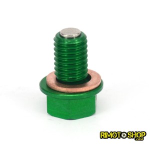 Magnetic oil drain plug Kawasaki KX 450 F 2016-2018 verde-RMT-KAW01 | RiMotoShop