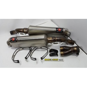 APRILIA DORSODURO 750 terminale scarico AJKO GARGOYLE TITANIUM-TE2-8144.9W|RiMotoShop