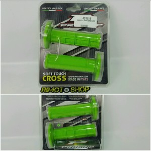 coppia manopole PROGRIP verde knobs motocross enduro-MA2-5260.8P | RiMotoShop