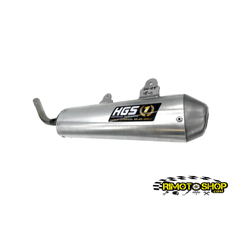 silencieux HGS pour Sherco SE 125 2018-2024-SLX125SH18-RiMotoShop