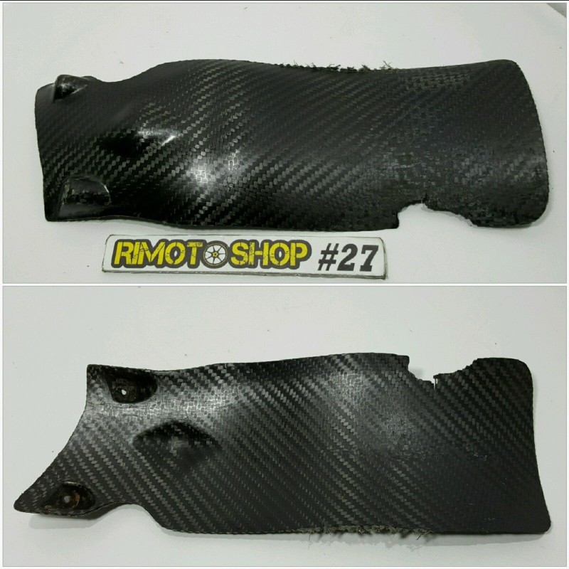 04 09 Honda Crf 250R protection garde-boue carbone-AL1-4094.5Q-RiMotoShop