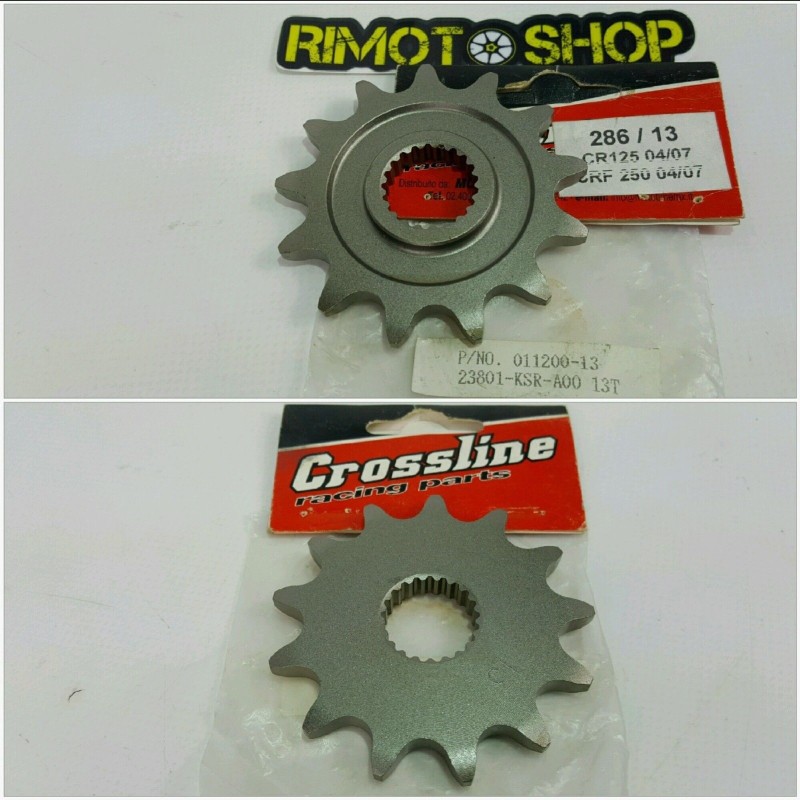 CROSSLINE 13T CR 125 04-07 CRF 250 04-07 pignone pinion-CA3-7666.7J | RiMotoShop