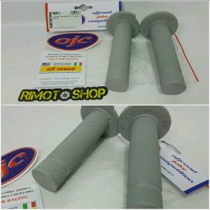 coppia manopole OJC grigie All Round motocross enduro-MA3-8774.5H | RiMotoShop