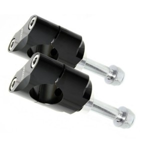BRACKET HANDLEBAR 28.6 MM LOW BLACKS WRP-KIT ATTACCHI MANUBRIO 28.6 MM | RiMotoShop