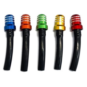 Sfiato serbatoio arancione con tubo corto nero-STST.A|RiMotoShop