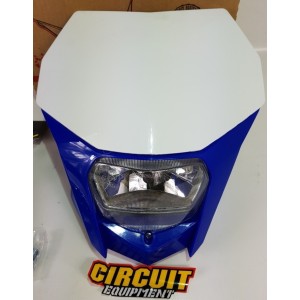 Mascherina porta faro Circuit UNIVERSALE enduro BLU-HL020-B | RiMotoShop