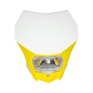Mascherina transport phare BAGUS Circuit universel enduro jaune-HL020-G-RiMotoShop