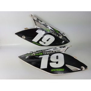 11 2012 Kawasaki kxf 250 Plastiche tabelle porta numero KX250YBF-KX250YBF-D65SD | RiMotoShop