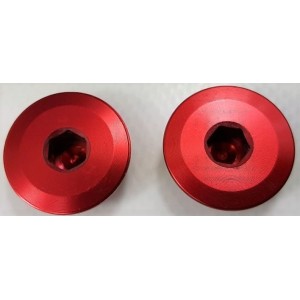X2 Tappi carter clutch CNC red Aprilia RS MX SX RX 125 ROTAX 122 123-X2CNC-122-R | RiMotoShop