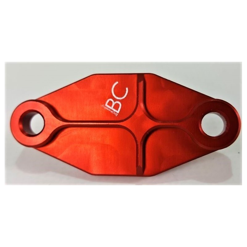 Plate remove mixer rotax 122 123 ergal CNC RED-BC-522-R | RiMotoShop