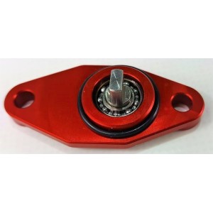 Plate remove mixer rotax 122 123 ergal CNC RED-BC-522-R | RiMotoShop