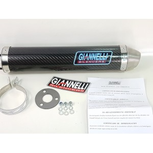95 10 APRILIA RS 125 GIANNELLI Carbon silencer 2T ALUMINUM bottom-53511HF | RiMotoShop