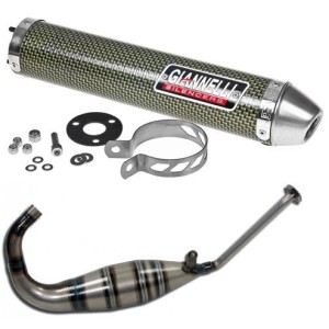 APRILIA RS 125 GIANNELLI Expansion + Kevlar carbon silencer-53503HF+53512HF | RiMotoShop