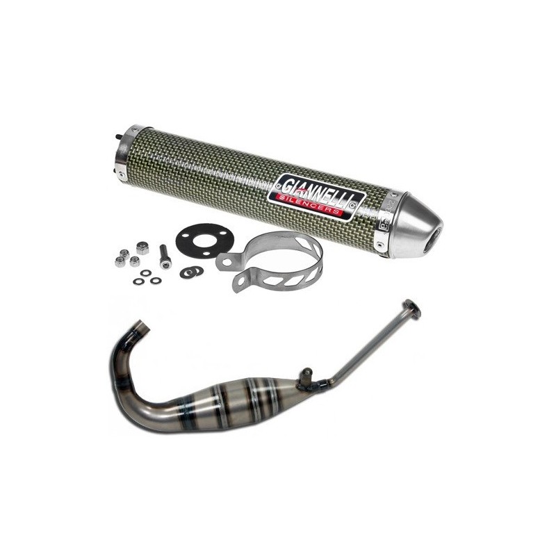 APRILIA RS 125 GIANNELLI Expansion + Kevlar carbon silencer-53503HF+53512HF | RiMotoShop