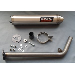 APRILIA MX 125 GIANNELLI Aluminum silencer-54602HF | RiMotoShop