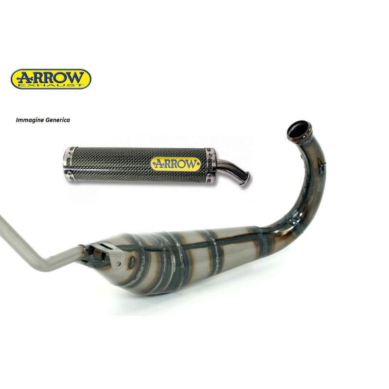 APRILIA RS 125 ARROW Exhaust Expansion + Kevlar Carbon Silencer-51513SU+51512SU | RiMotoShop