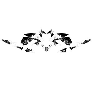 Kit gráfico - pegatinas Yamaha XJ6 2010 2015 negro-BIANCO