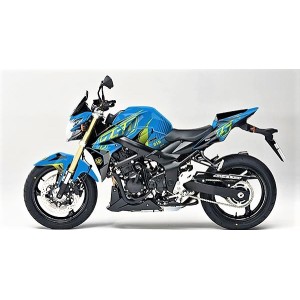 Kit grafiche adesivi SUZUKI GSR750 08 16 BLU-GIALLO-501011|RiMotoShop