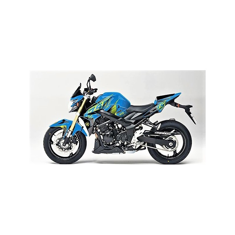 Kit grafiche adesivi SUZUKI GSR750 08 16 BLU-GIALLO-501011|RiMotoShop