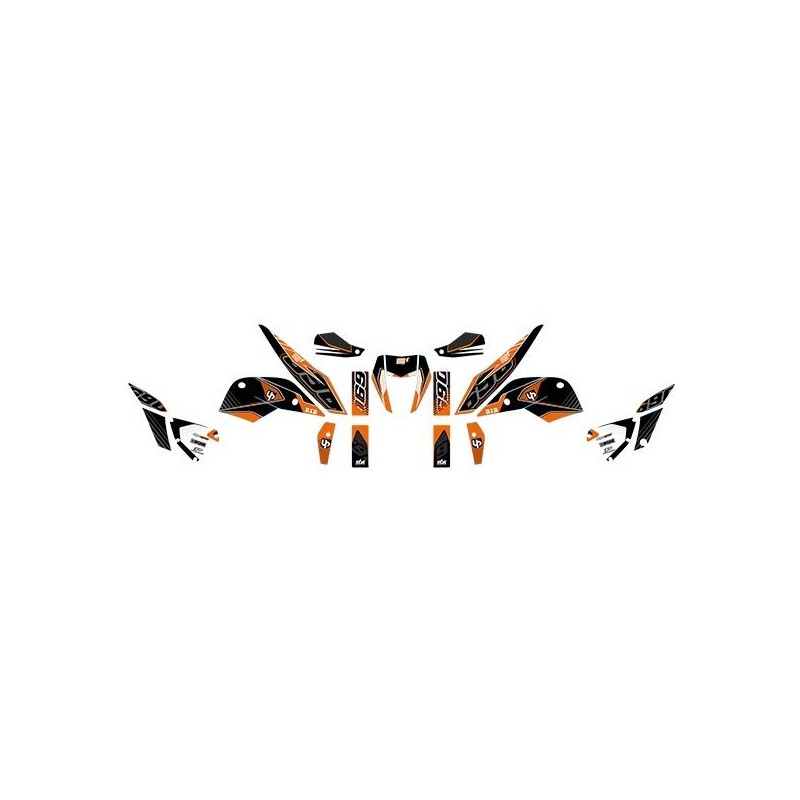 Kit grafiche adesivi KTM DUKE 690 2010 2015-501009|RiMotoShop
