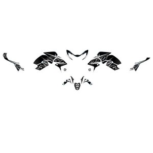 Kit grafiche adesivi SUZUKI GSR750 08 16 NERO - GRIGIO-501012|RiMotoShop