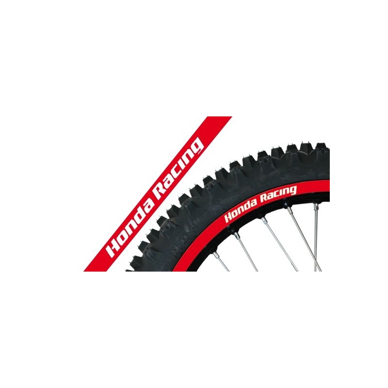 adhésifs pour CERCHI rouge HONDA RACING-AD9-14673.2A-RiMotoShop