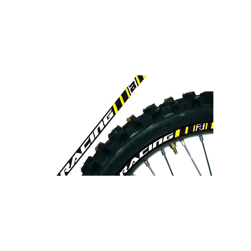 adhésifs pour CERCHI roue jaune blackbird racing MOTOCROSS ENDURO-5081/40-RiMotoShop